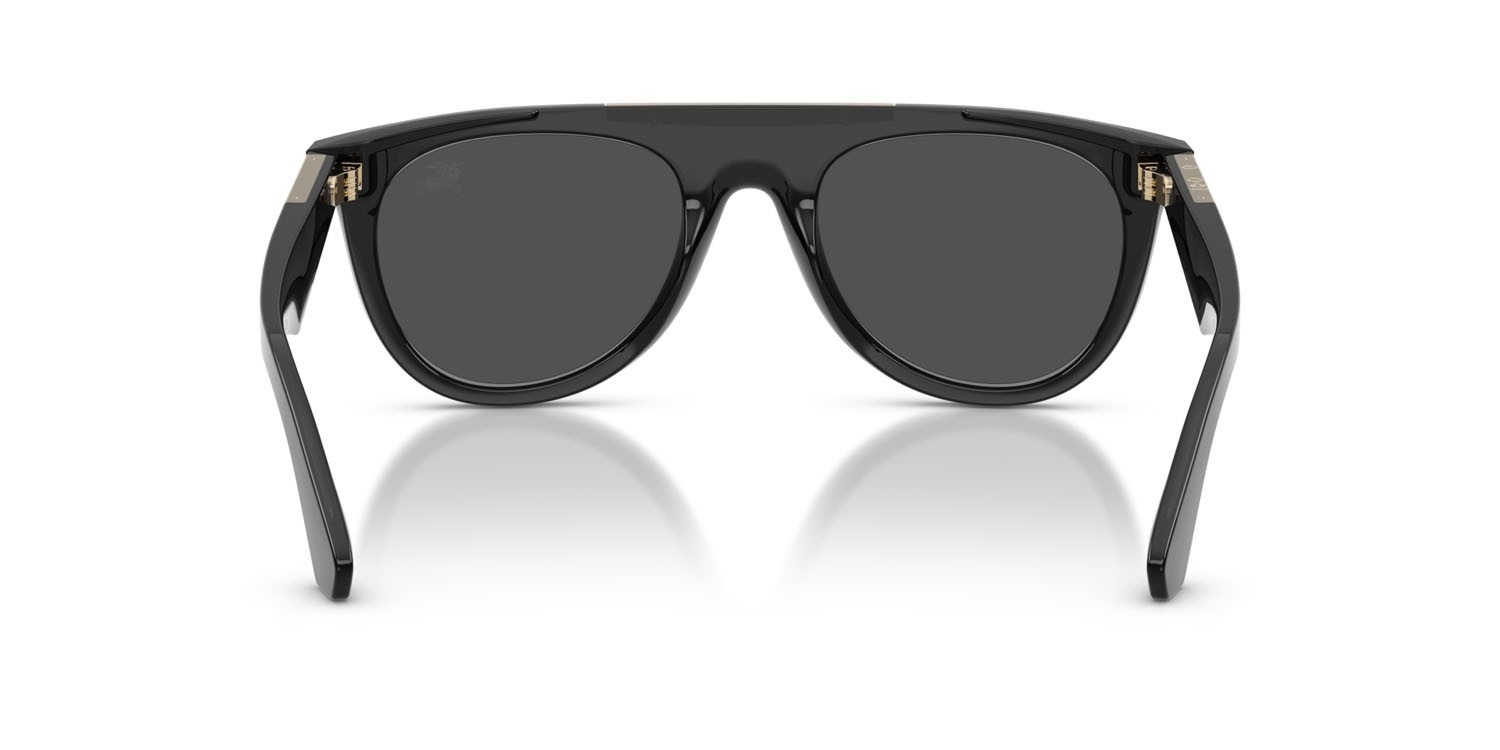 Occhiali da sole Burberry BE 4452U (411287) colore grigio forma aviator lenti grigio scuro