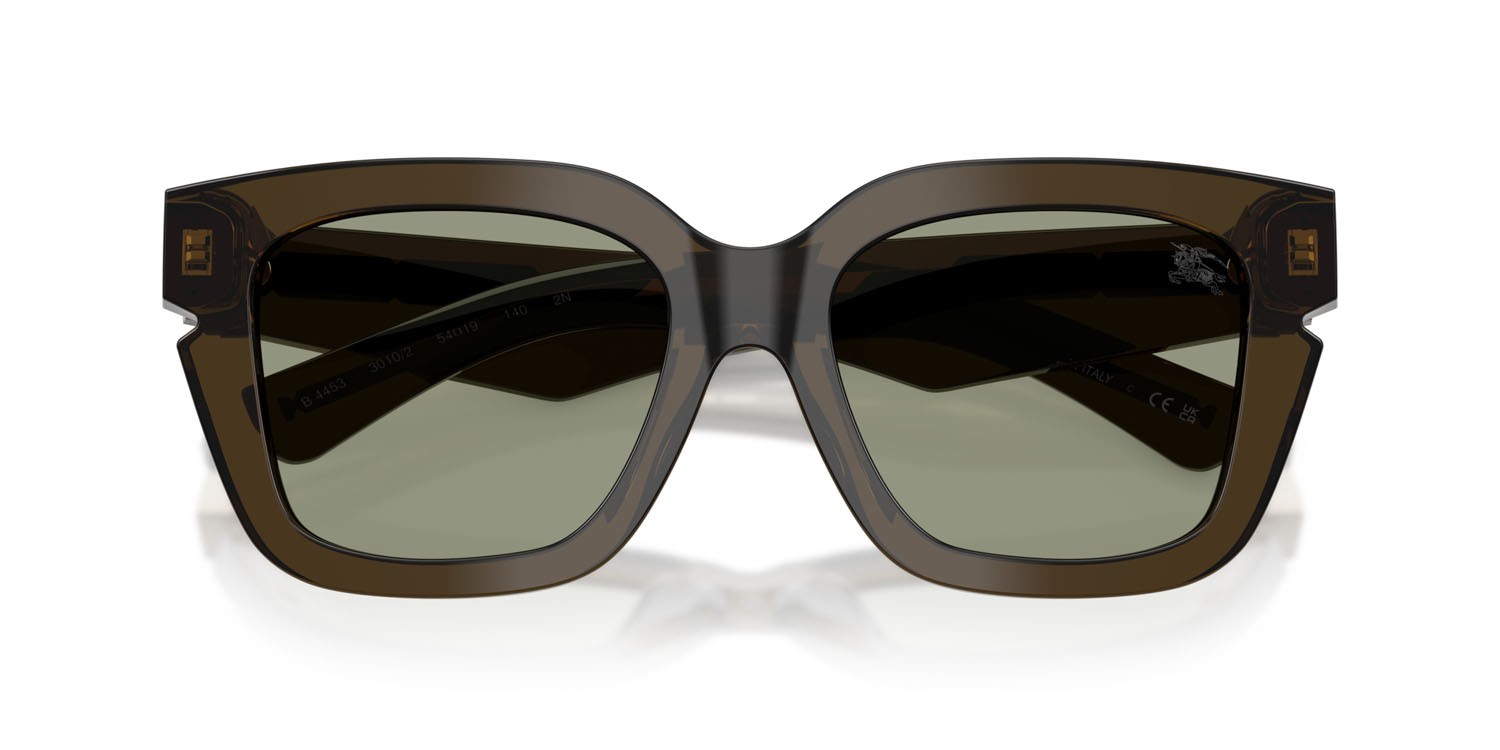 Sunglasses Burberry BE 4453 (3010/2) color verde shape square lenses verde