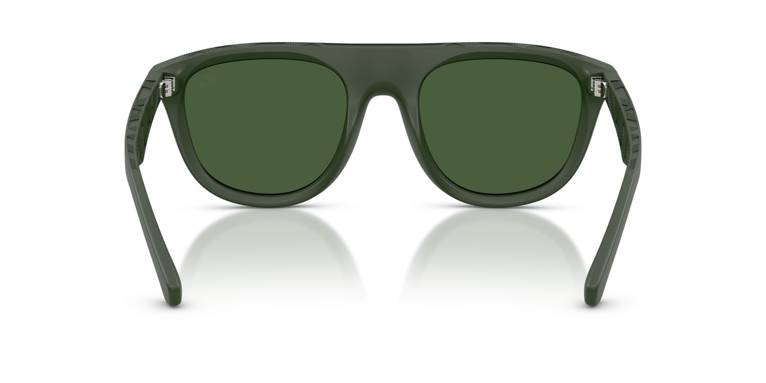 Occhiali da sole Burberry BE 4459U (417071) colore verde opaco forma quadrato lenti verde scuro