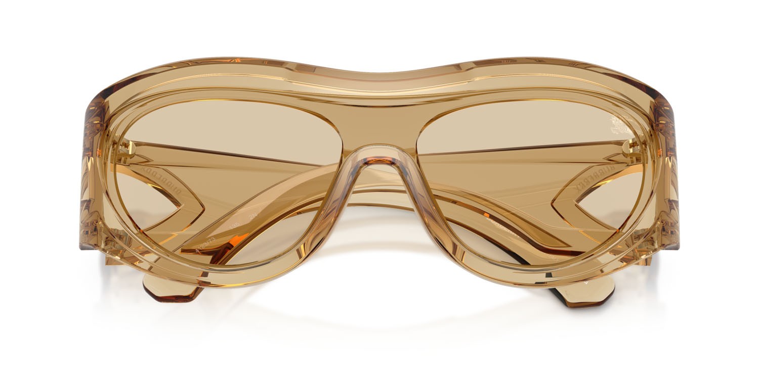 Sunglasses Burberry BE 4465 (412373) color champagne shape irregular lenses marrone chiaro