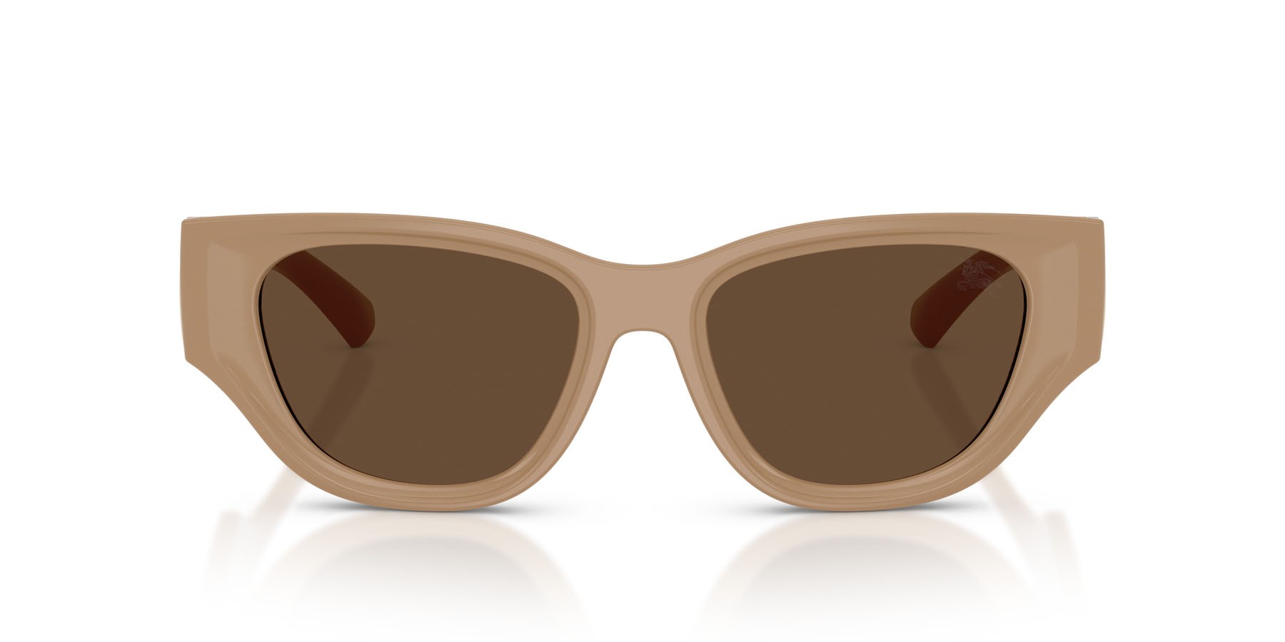 Sunglasses Burberry BE 4467U (399073) color beige shape cat eye lenses marrone scuro