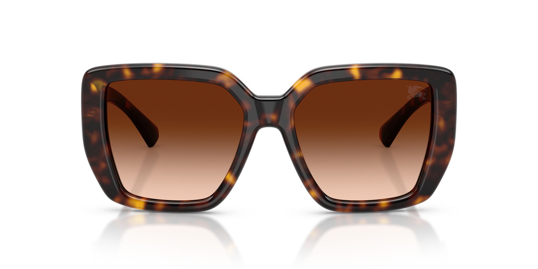 Sunglasses Burberry BE 4471 (300274) color havana scuro shape square lenses marrone sfumato