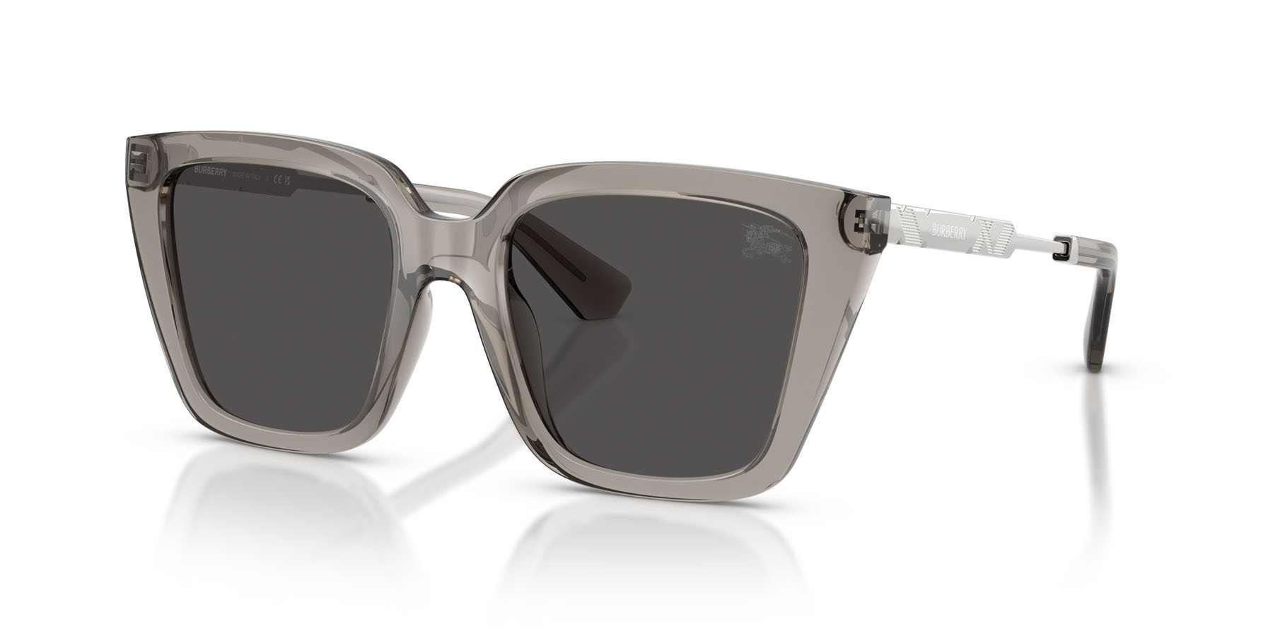 Sunglasses Burberry BE 4473U (419787) color grigio shape square lenses grigio scuro