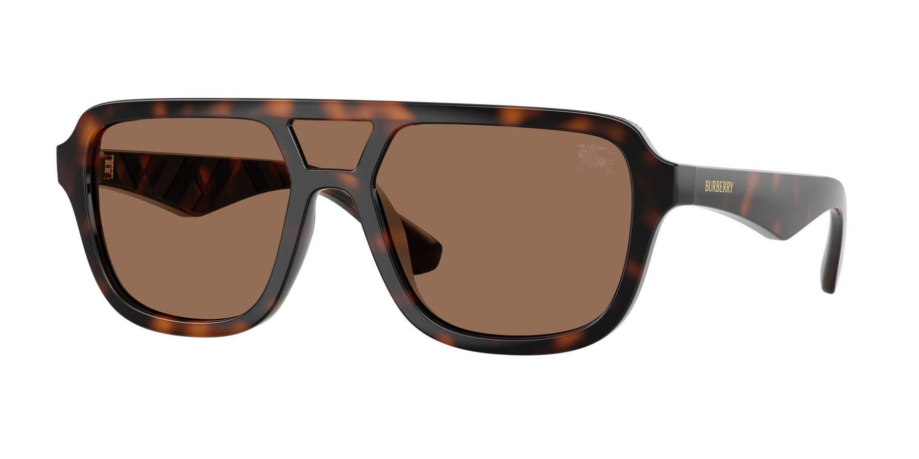 Occhiali da sole Burberry BE 4474U (300273) colore havana scuro forma aviator lenti marrone scuro