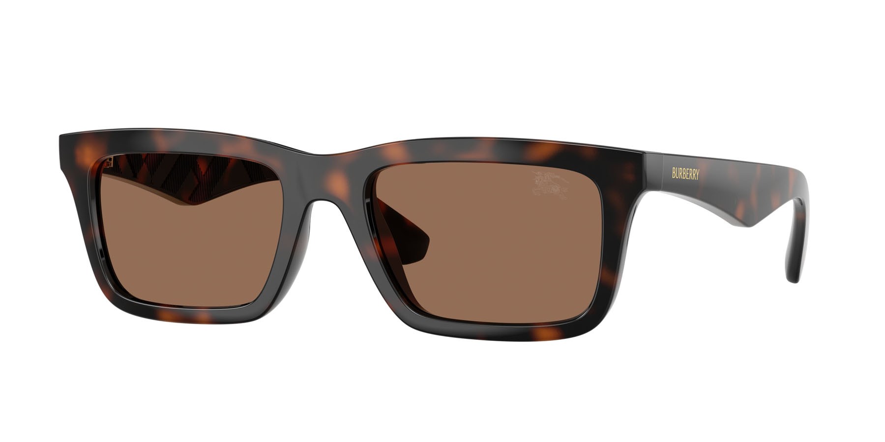 Occhiali da sole Burberry BE 4475U (300273) colore havana scuro forma rettangolare lenti marrone scuro