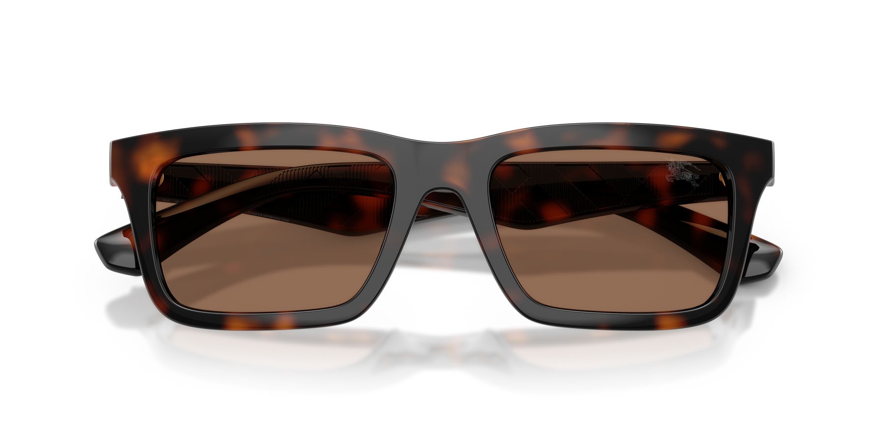 Occhiali da sole Burberry BE 4475U (300273) colore havana scuro forma rettangolare lenti marrone scuro