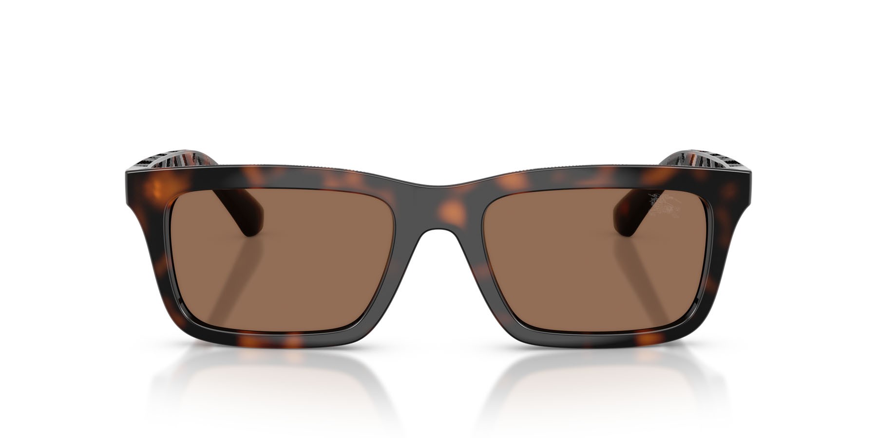 Occhiali da sole Burberry BE 4475U (300273) colore havana scuro forma rettangolare lenti marrone scuro