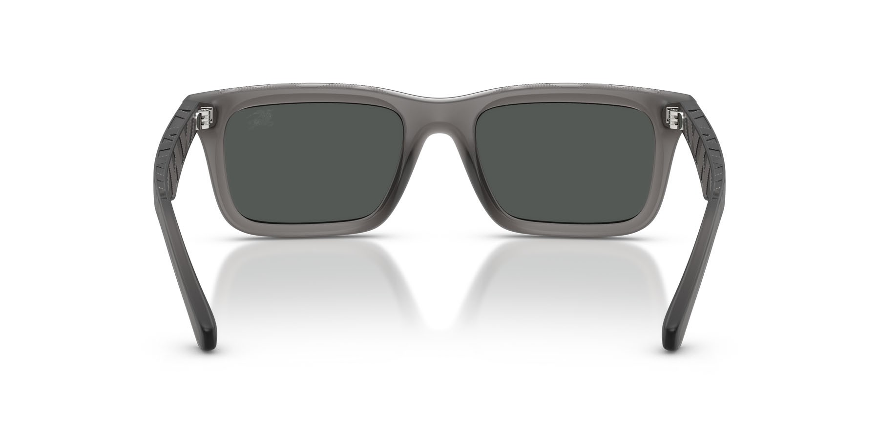 Occhiali da sole Burberry BE 4475U (421387) colore grigio opaco forma rettangolare lenti grigio scuro
