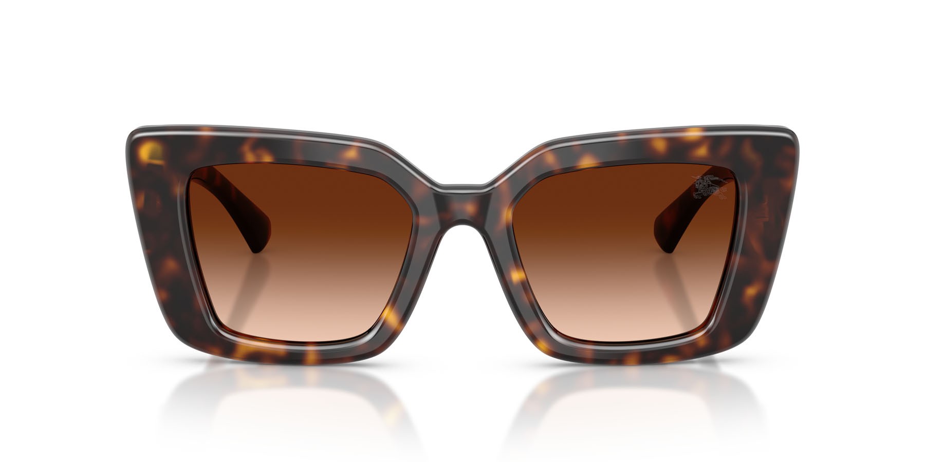 Sunglasses Burberry BE 4476 (300274) color havana scuro shape cat eye lenses marrone sfumato