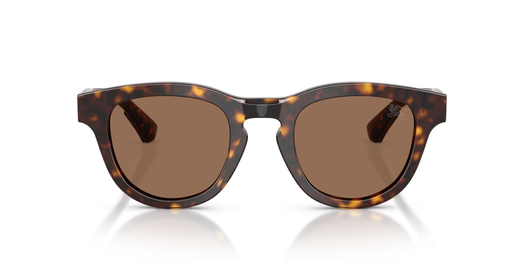 Occhiali da sole Burberry BE 4477 (420573) colore havana scuro forma pantos lenti marrone scuro