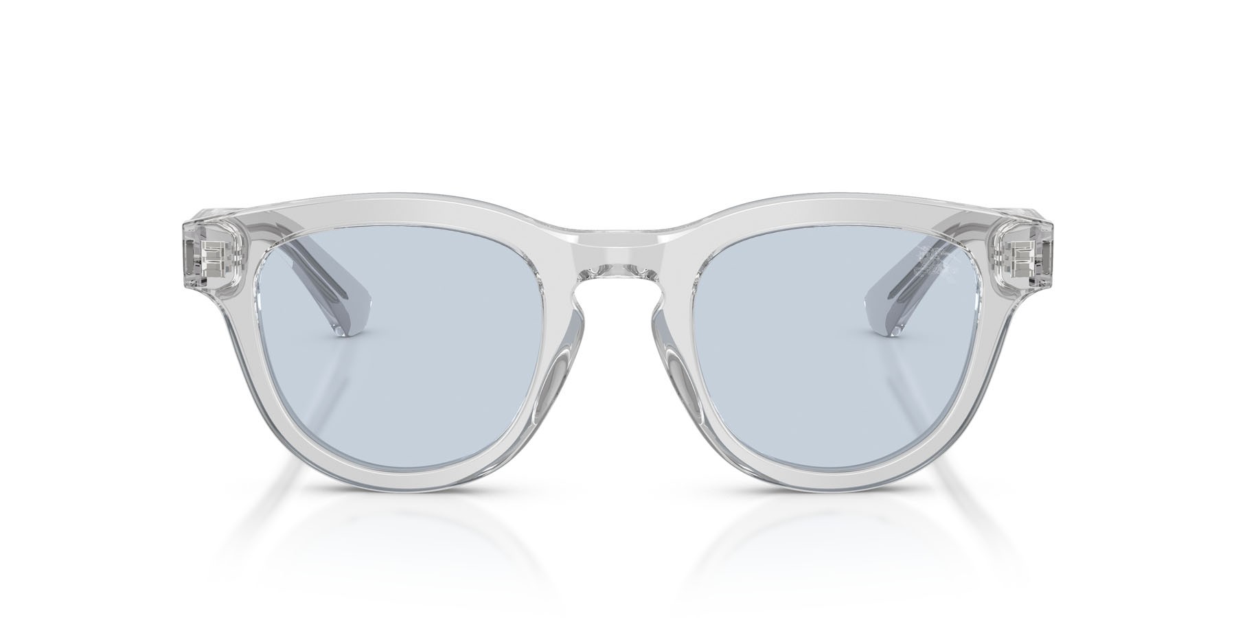 Occhiali da sole Burberry BE 4477 (421072) colore grigio forma pantos lenti azzurro