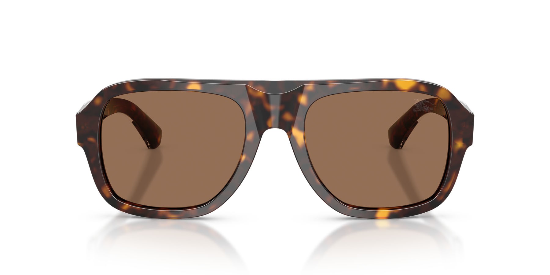 Sunglasses Burberry BE 4478 (420573) color havana scuro shape aviator lenses marrone scuro