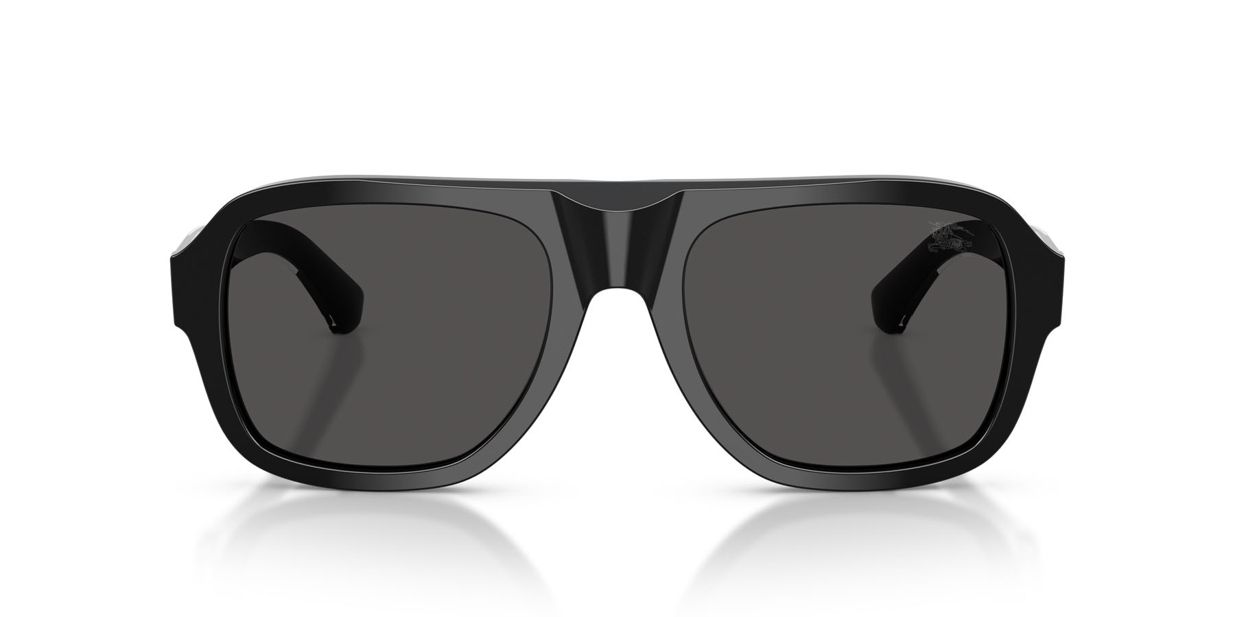 Sunglasses Burberry BE 4478 (420687) color nero shape aviator lenses grigio scuro