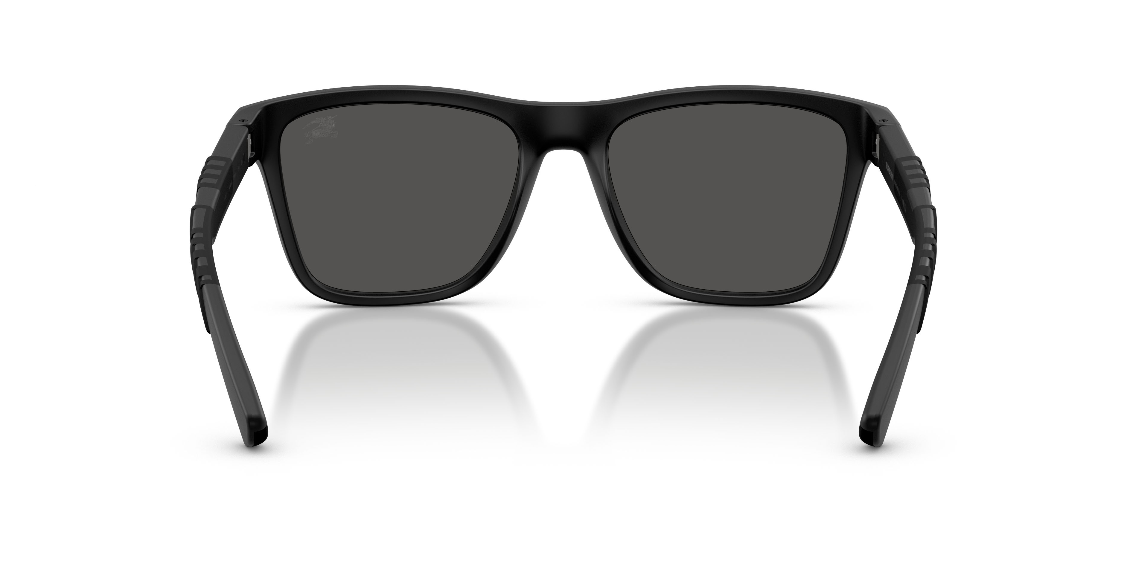 Occhiali da sole Burberry BE 4482U (346487) colore nero opaco forma quadrato lenti grigio scuro
