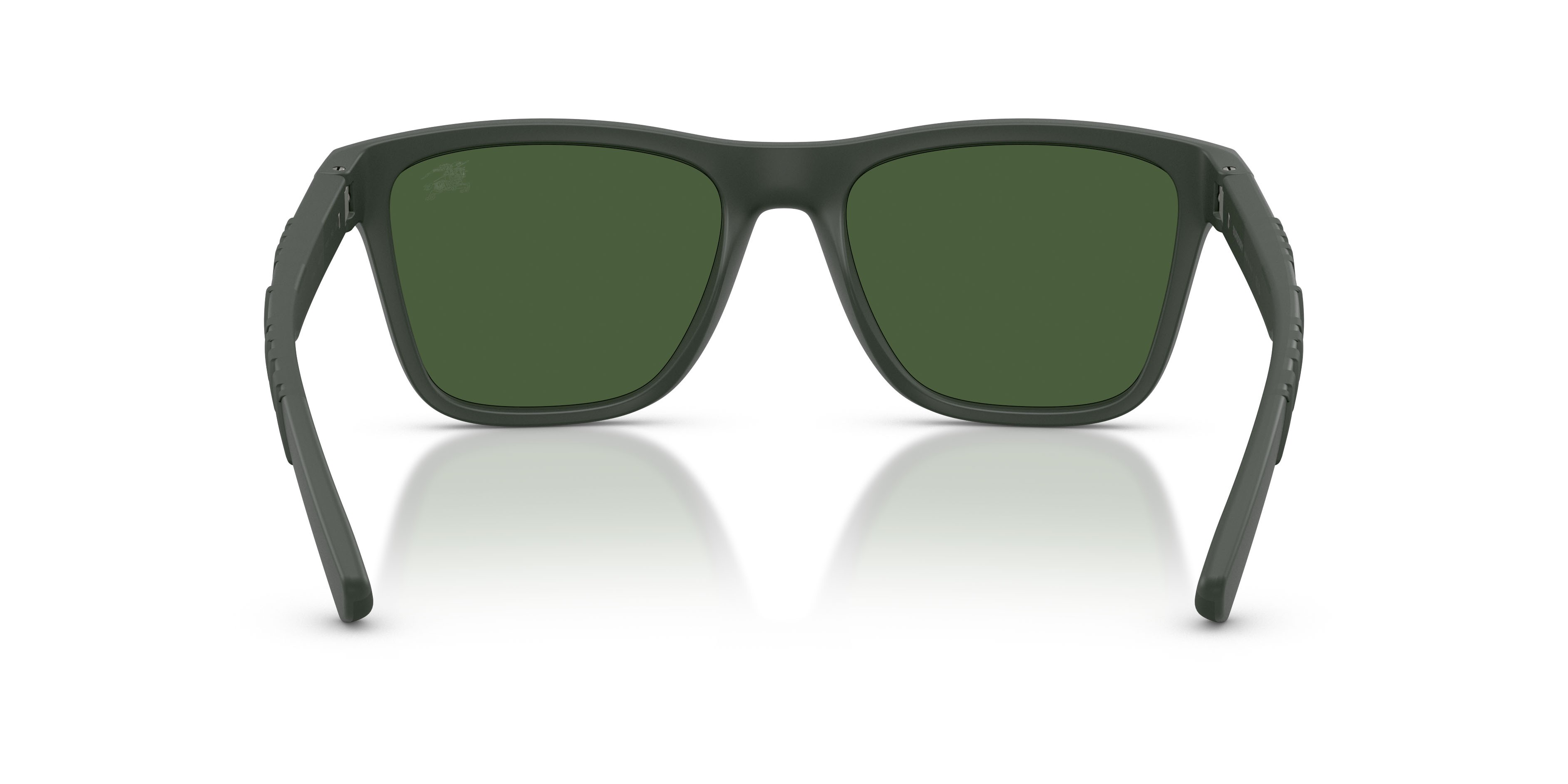 Occhiali da sole Burberry BE 4482U (423271) colore verde opaco forma quadrato lenti verde scuro