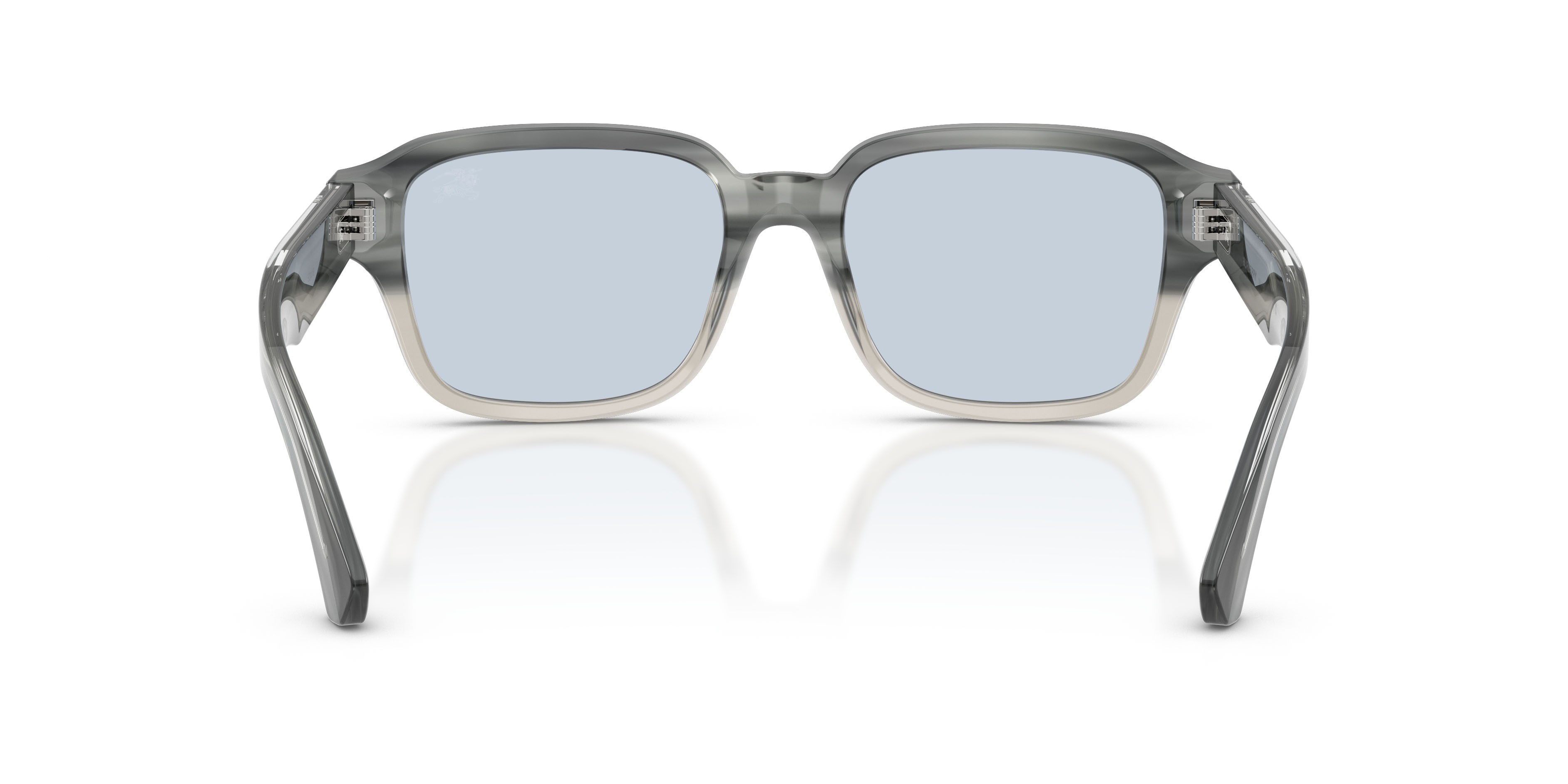 Occhiali da sole Burberry BE 4484 (420872) colore sfumato grigio forma quadrato lenti azzurro