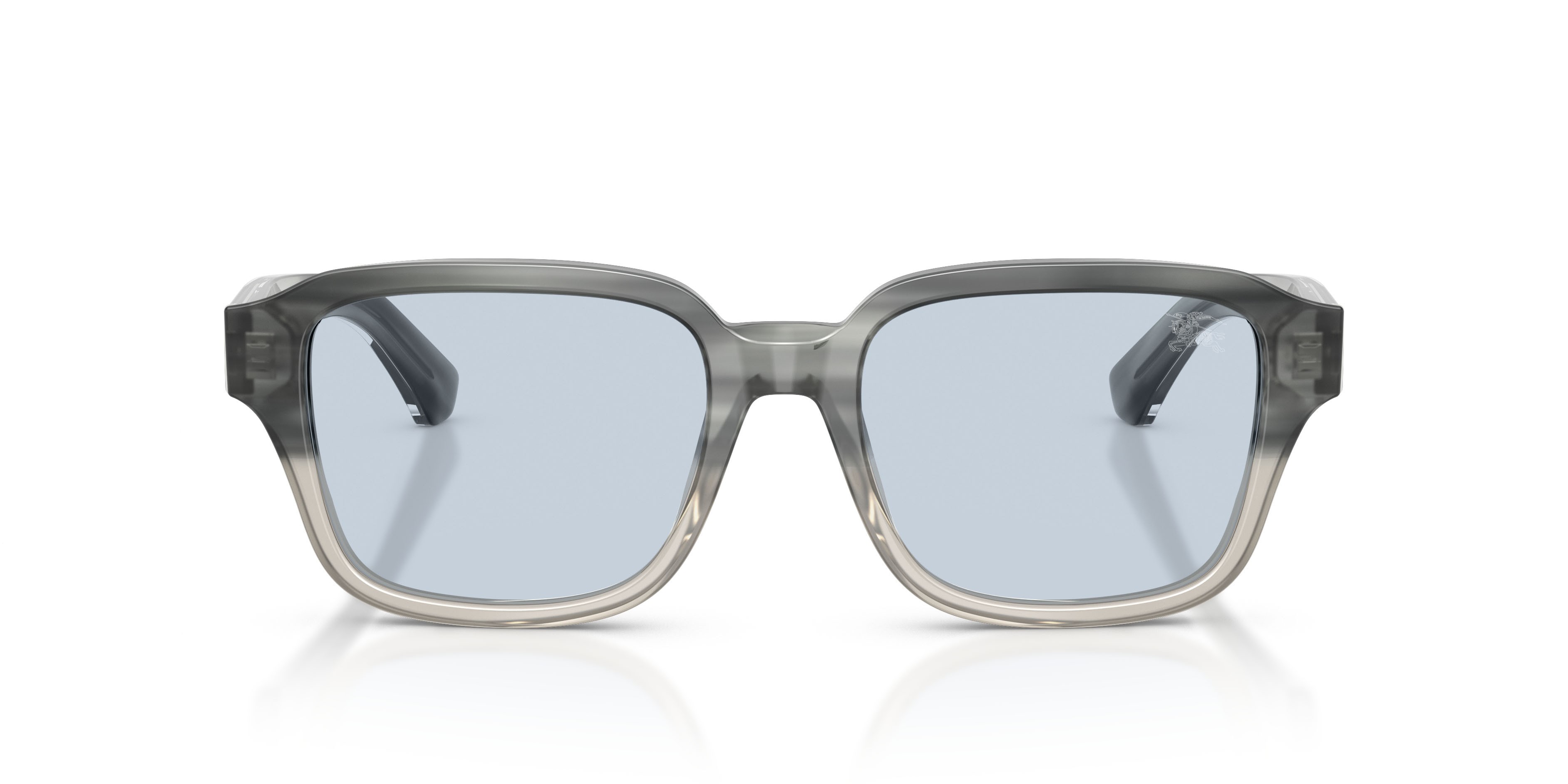 Occhiali da sole Burberry BE 4484 (420872) colore sfumato grigio forma quadrato lenti azzurro