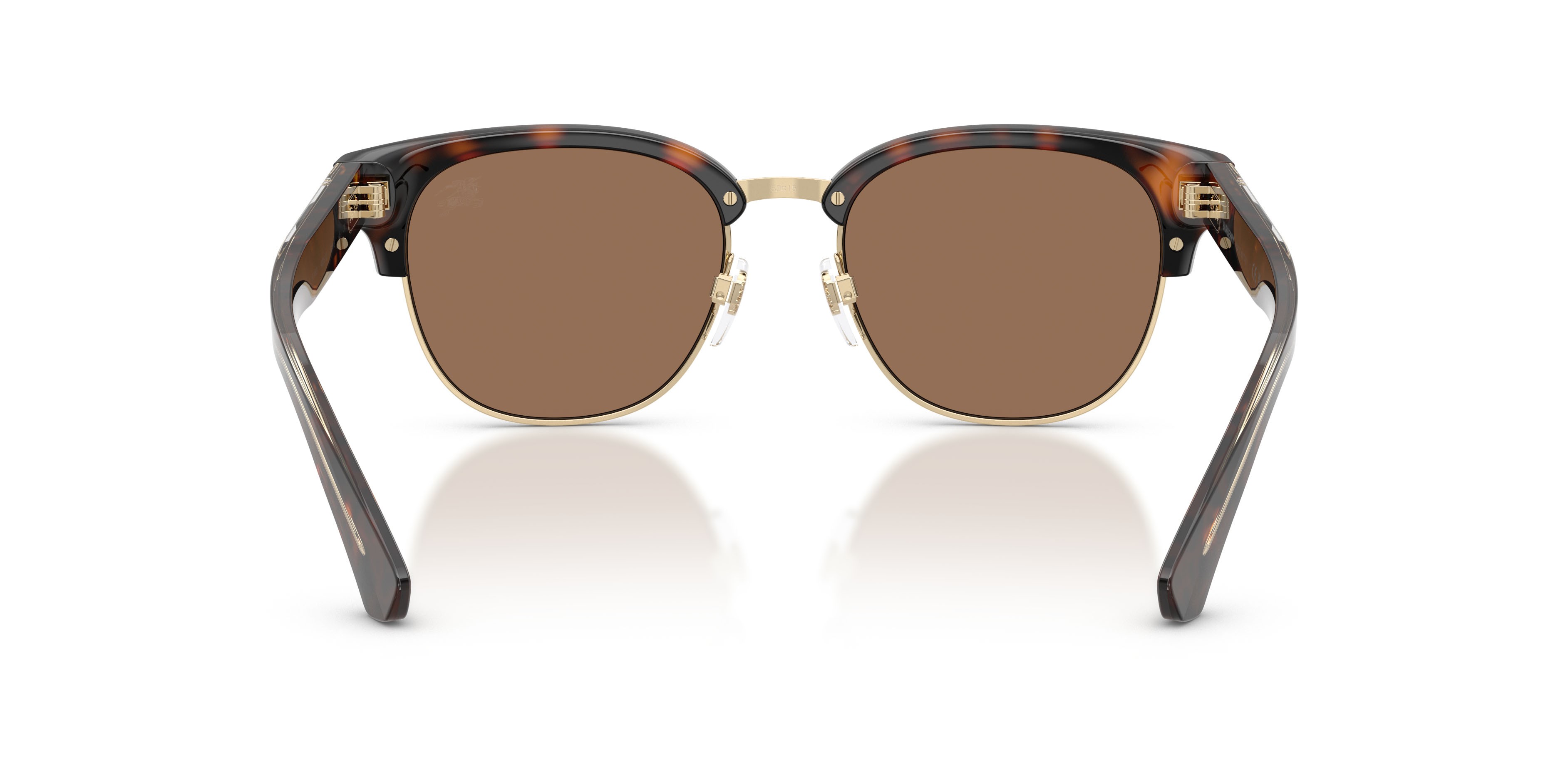 Occhiali da sole Burberry BE 4485 (420573) colore havana scuro forma rotondo lenti marrone scuro