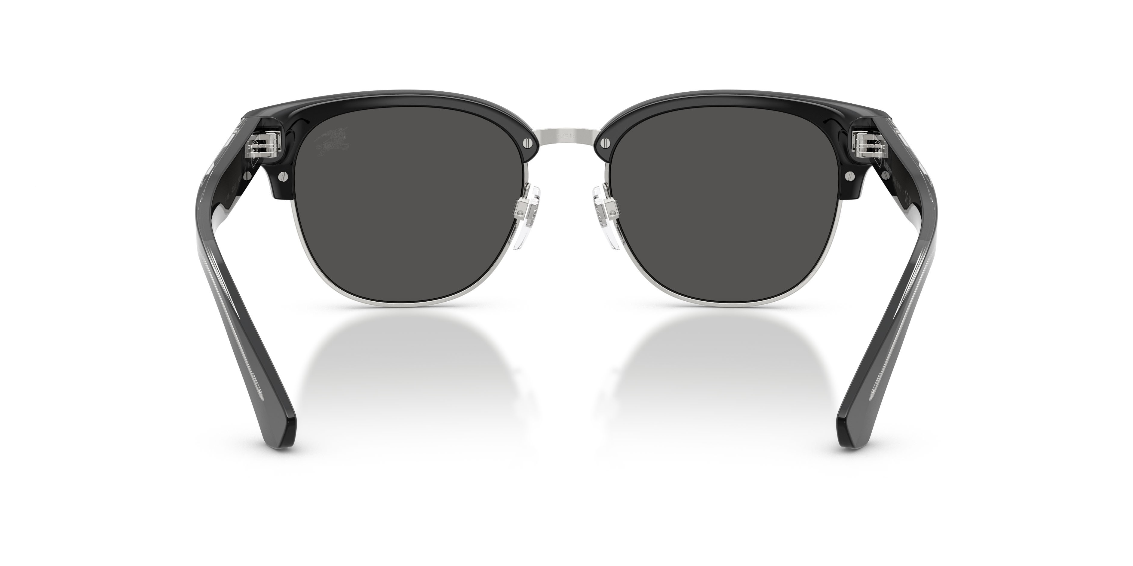 Occhiali da sole Burberry BE 4485 (420687) colore nero forma rotondo lenti grigio scuro