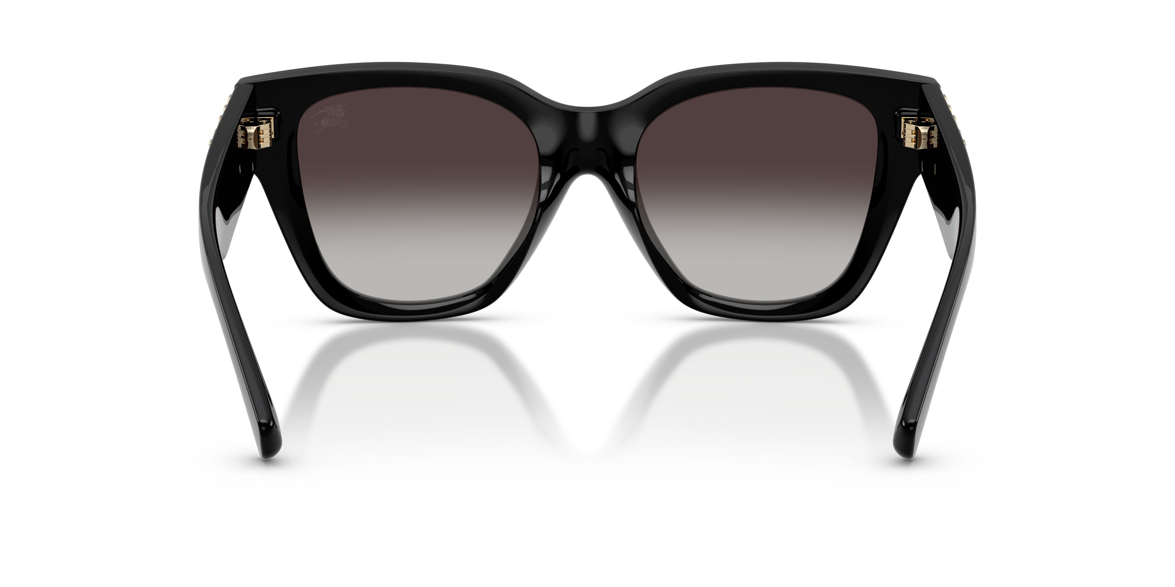 Sunglasses Burberry BE 4489U (300187) color nero shape square lenses sfumato grigio