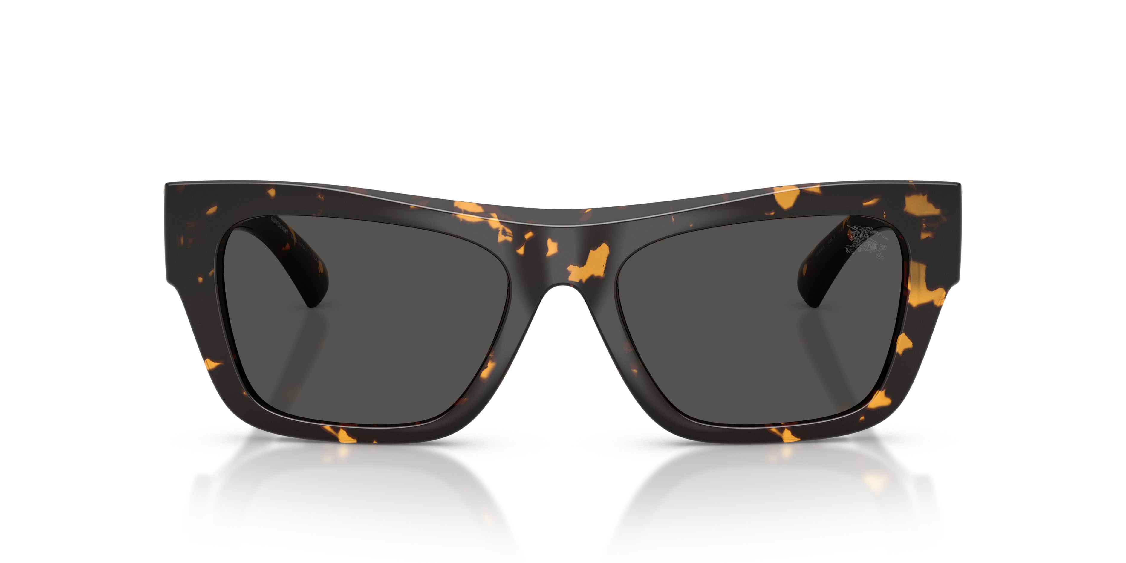 Sunglasses Burberry BE 4490U (410687) color havana giallo shape rectangle lenses grigio scuro