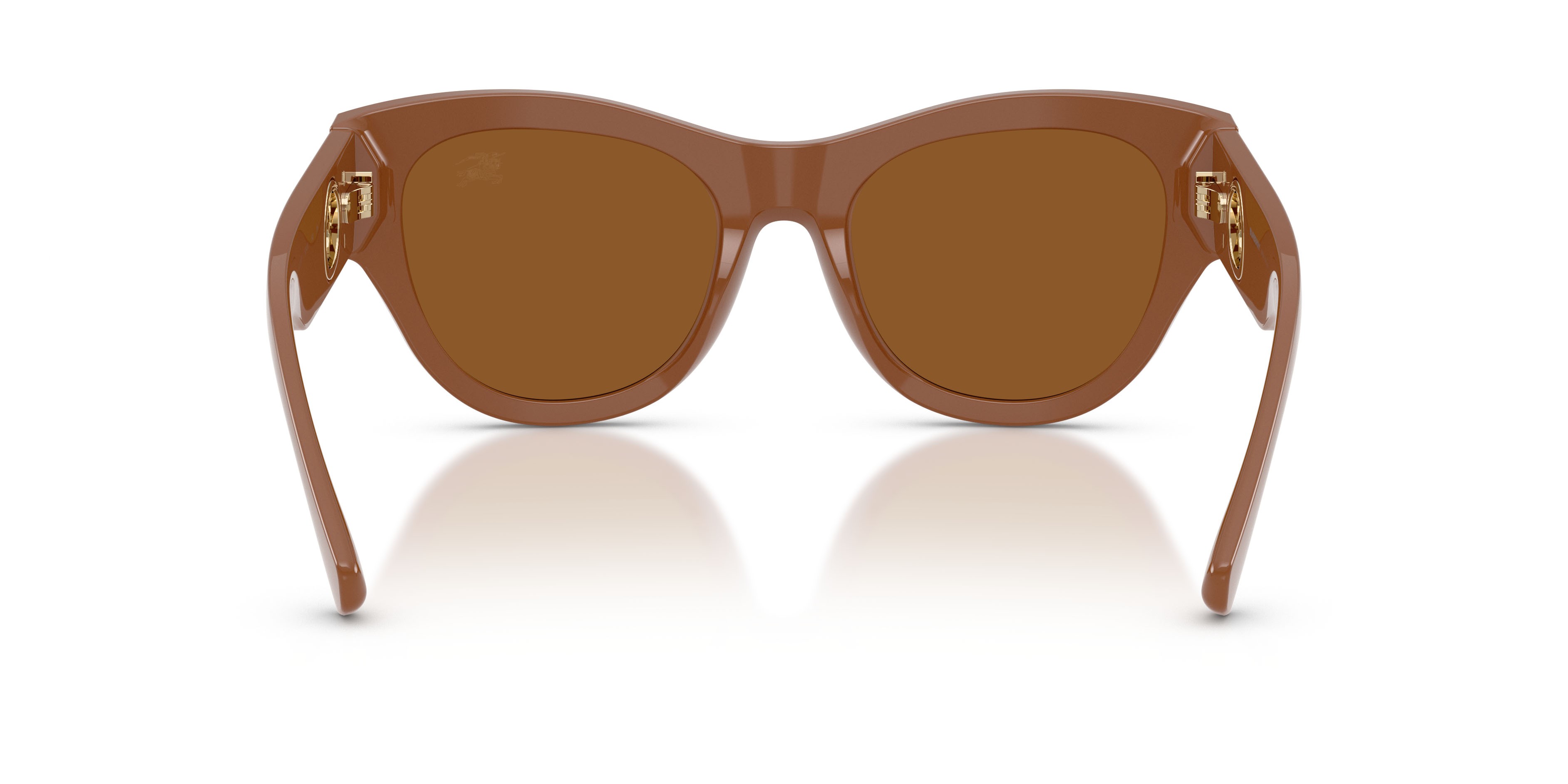 Sunglasses Burberry BE 4491 (422273) color marrone shape round lenses marrone scuro