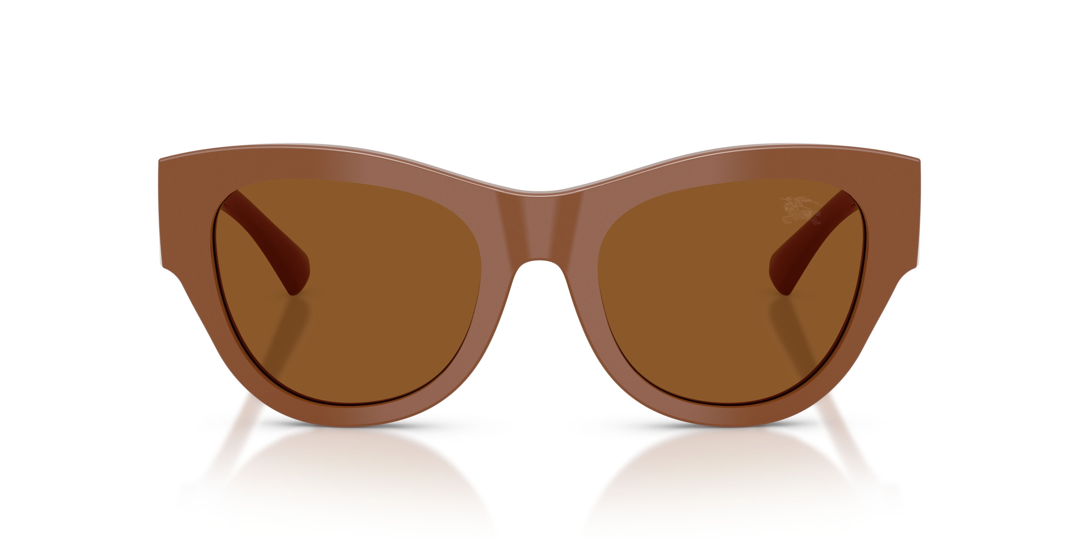 Sunglasses Burberry BE 4491 (422273) color marrone shape round lenses marrone scuro