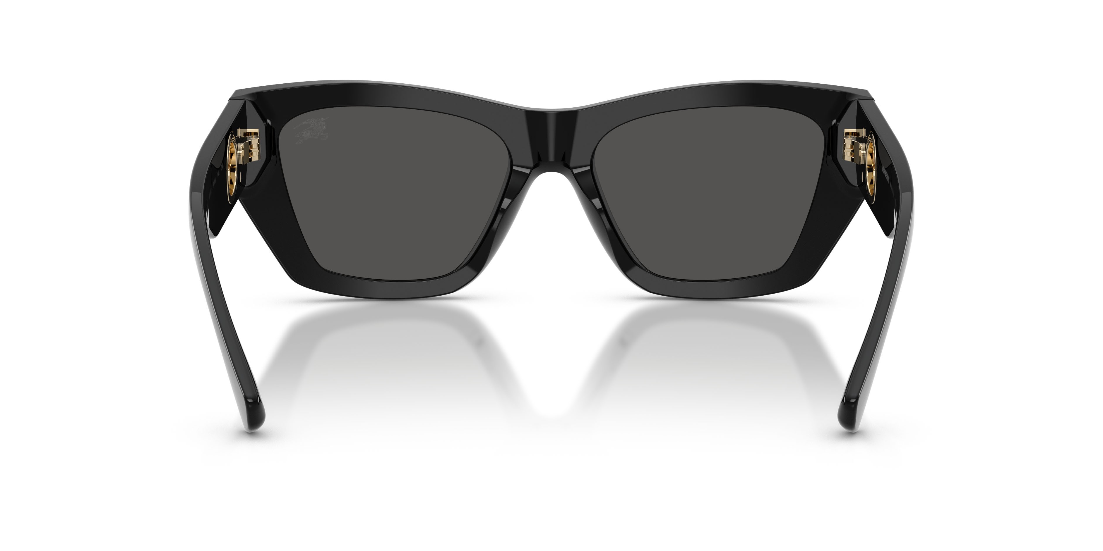Occhiali da sole Burberry BE 4492 (300187) colore nero forma cat eye lenti grigio scuro