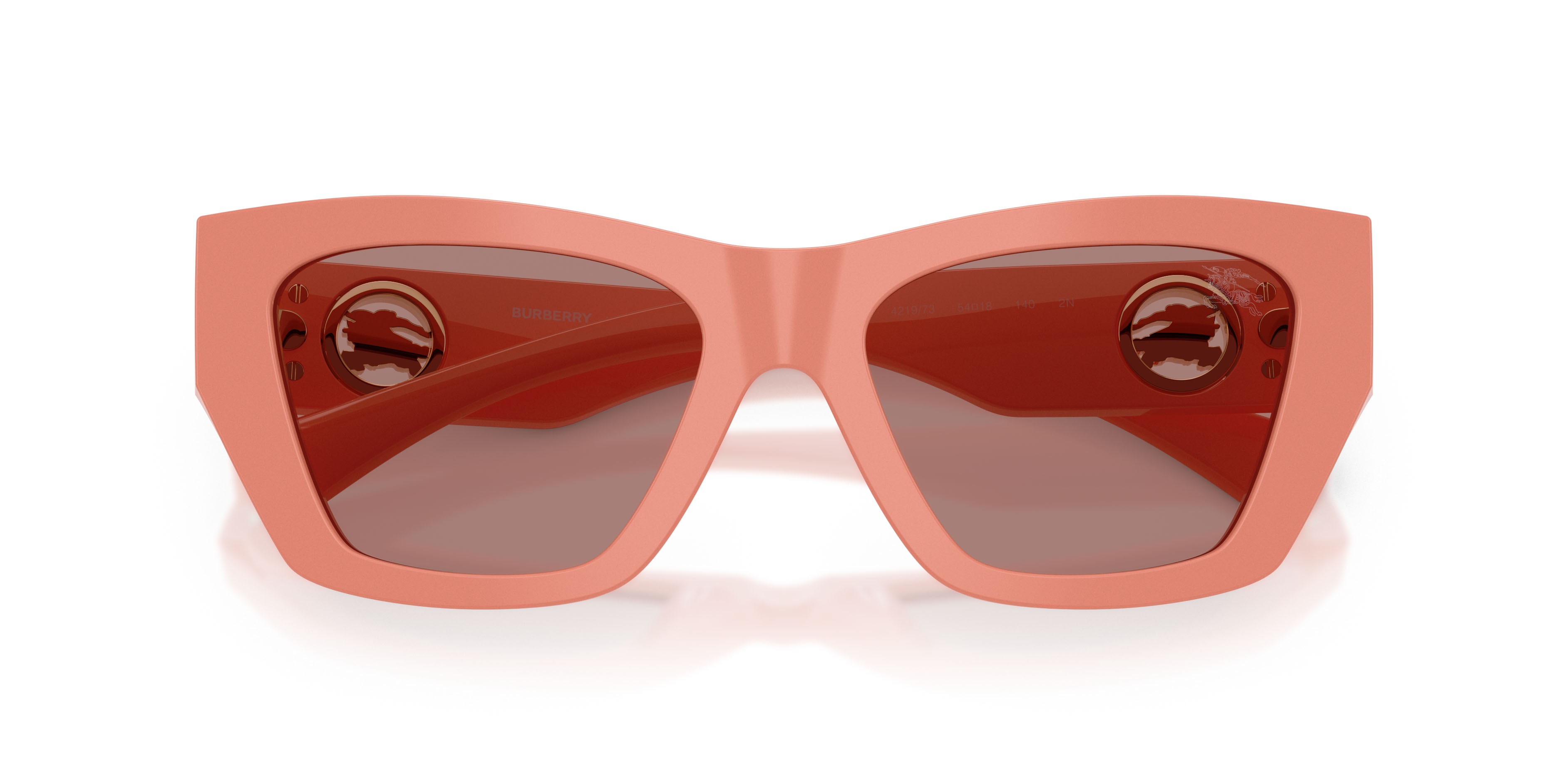 Sunglasses Burberry BE 4492 (421973) color rosa shape cat eye lenses marrone chiaro