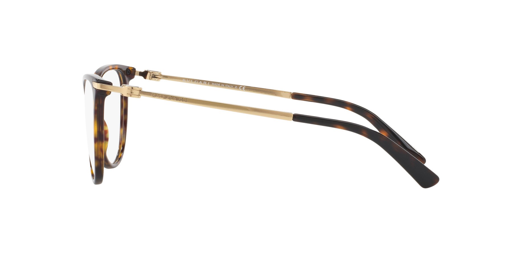 Brillen Bulgari BV 4121 (504) farbe havana scuro form cat-eye gläser lente demo