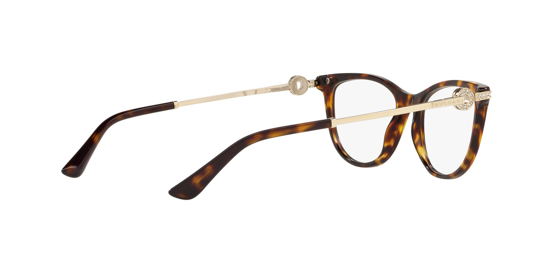 Brillen Bulgari BV 4155B (504) farbe havana scuro form schmetterling gläser lente demo