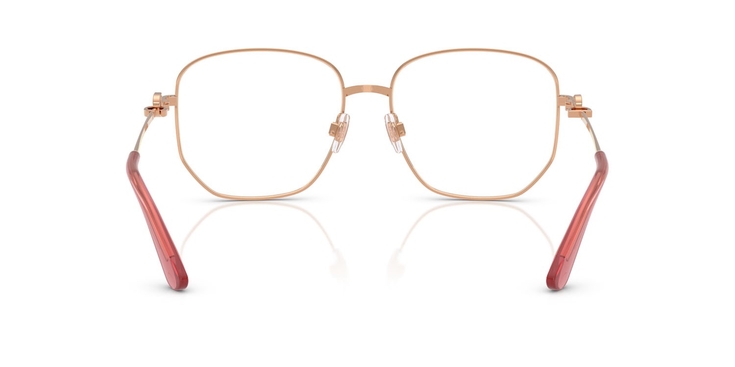 Occhiali da vista Dolce & Gabbana DG 1356 (1298) colore oro rose forma pantos lenti lente demo