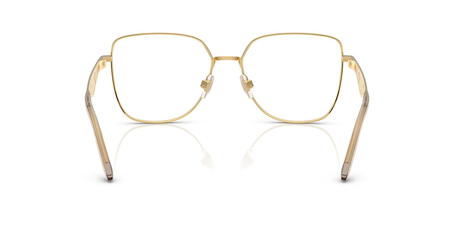 Brillen Dolce & Gabbana DG 1358 (1366) farbe oro/beige opaco form quadratisch gläser lente demo
