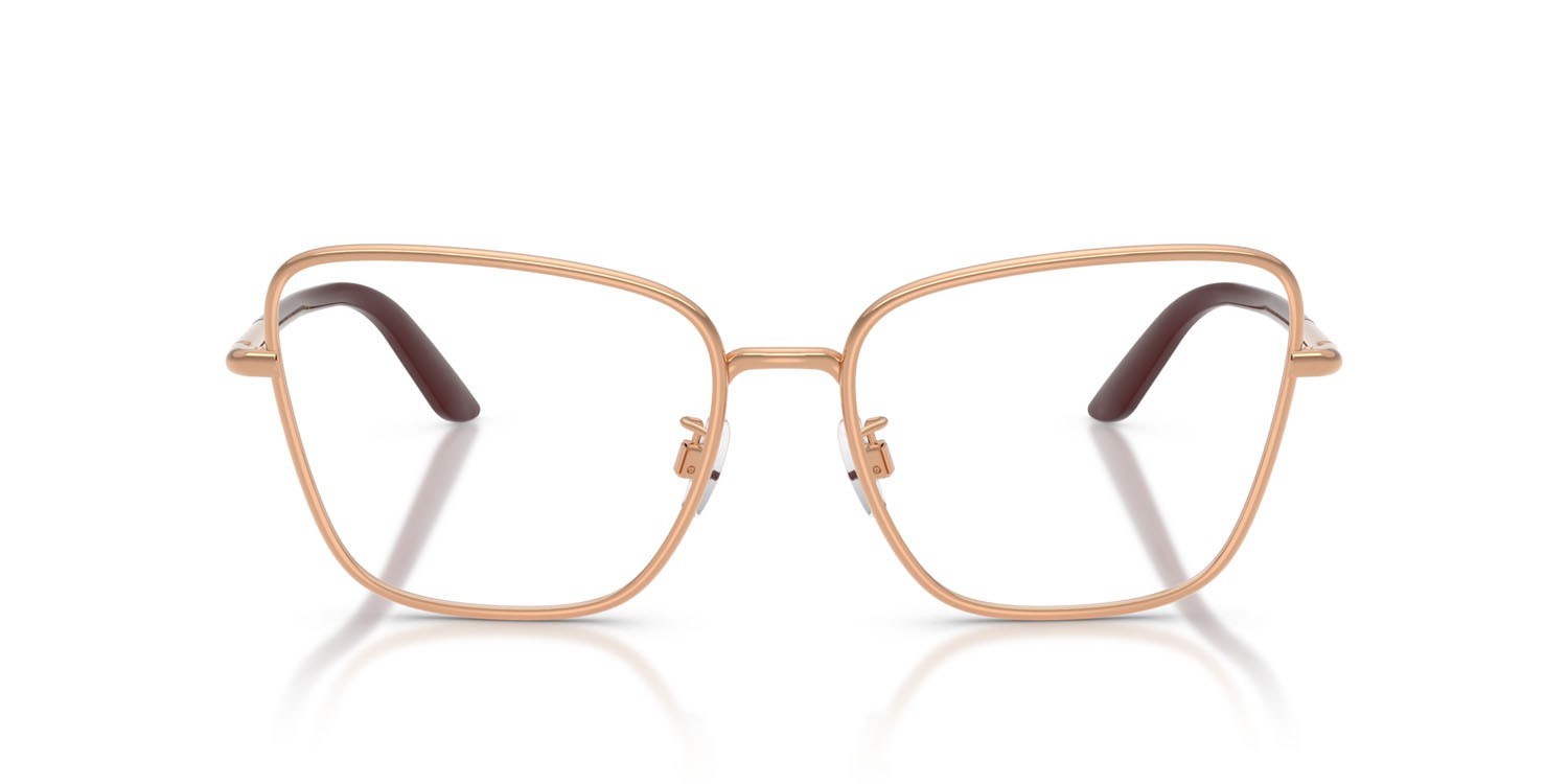 Occhiali da vista Dolce & Gabbana DG 1359 (1298) colore oro rose forma cat eye lenti lente demo
