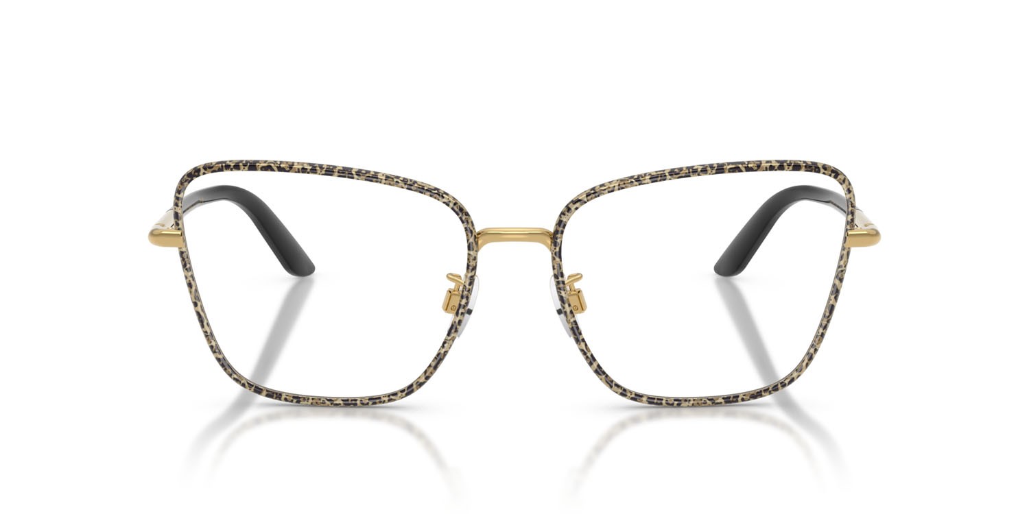 Eyeglasses Dolce & Gabbana DG 1359 (1364) color gold/leo shape cat eye lenses lente demo