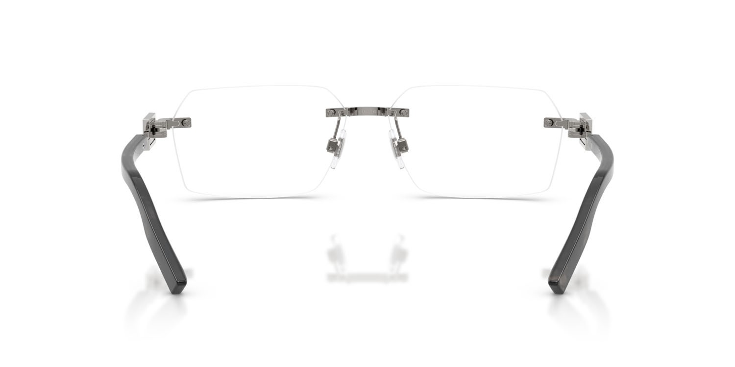 Eyeglasses Dolce & Gabbana DG 1361 (04) color gunmetal shape rectangle lenses lente demo