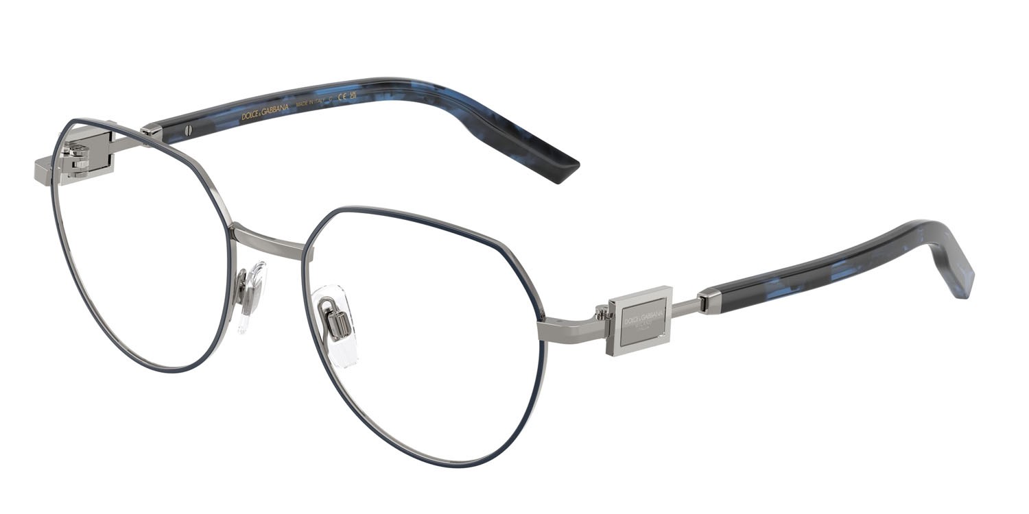 Eyeglasses Dolce & Gabbana DG 1362 (1349) color blu shape pantos lenses lente demo