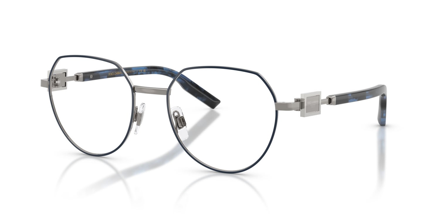 Eyeglasses Dolce & Gabbana DG 1362 (1349) color blu shape pantos lenses lente demo