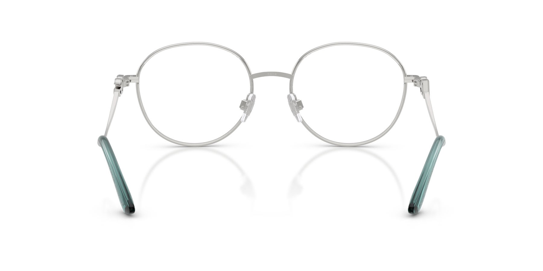Occhiali da vista Dolce & Gabbana DG 1365 (1325) colore argento/azzurro forma rotondo lenti lente demo
