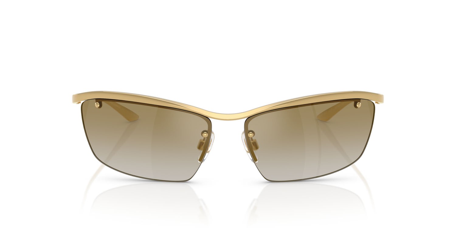 Sonnenbrillen Dolce & Gabbana DG 2307 (02/6E) farbe oro form rechteckig gläser marrone chiaro specchiato oro