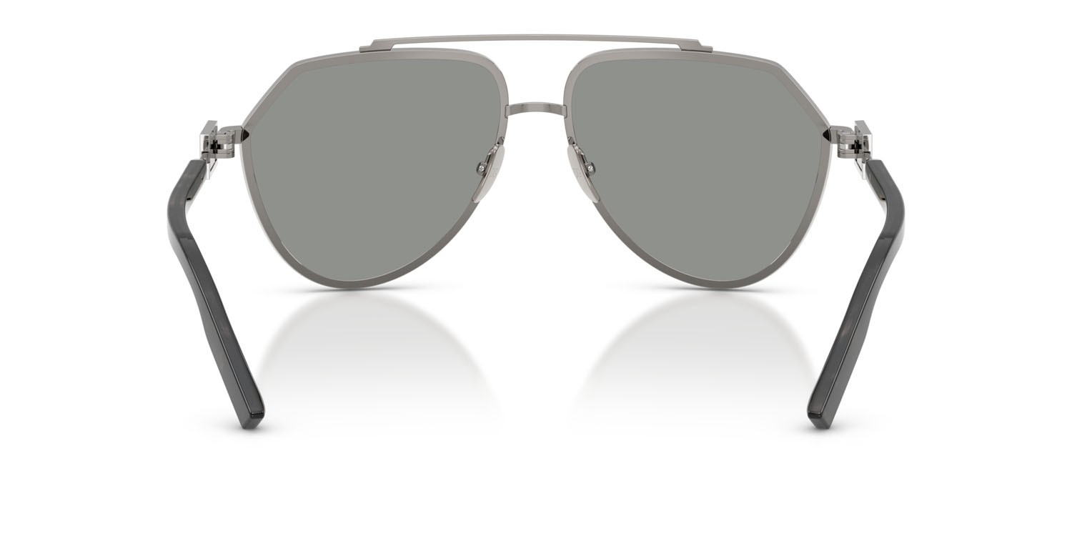 Sunglasses Dolce & Gabbana DG 2315 (04/1) color gunmetal shape aviator lenses grigio