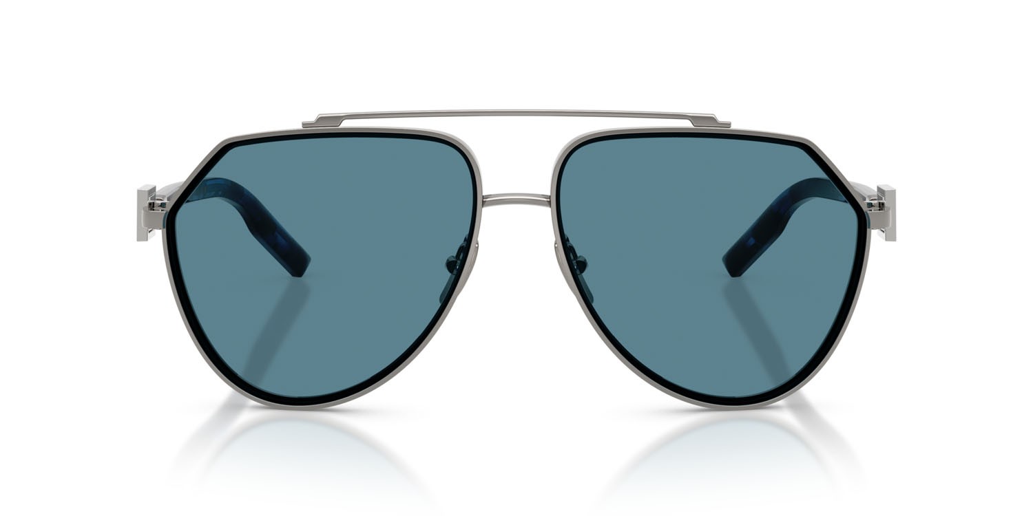 Sunglasses Dolce & Gabbana DG 2315 (04/80) color gunmetal shape aviator lenses grigio