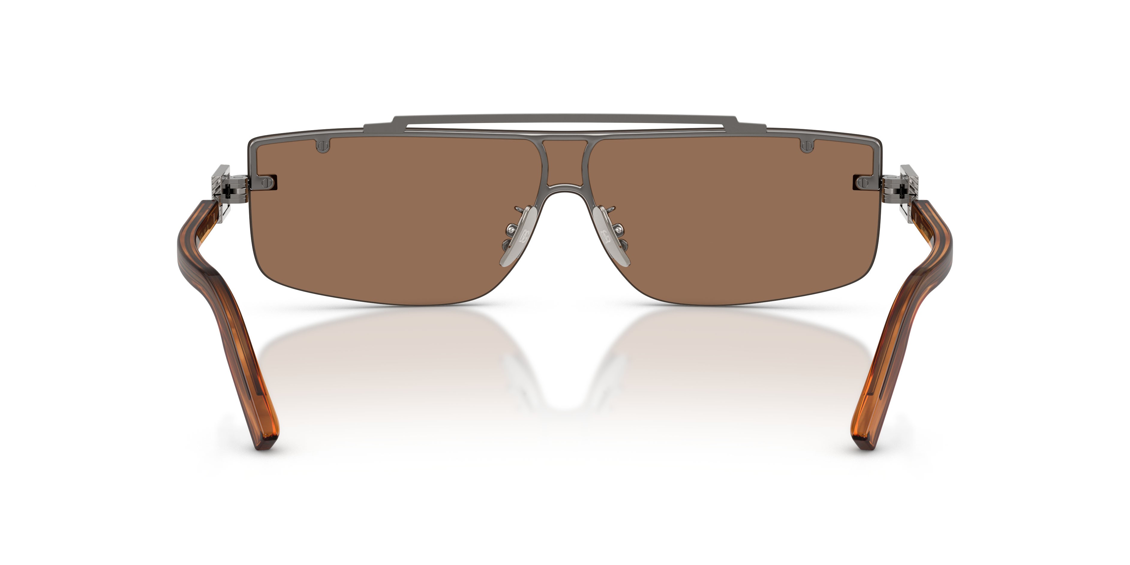 Sunglasses Dolce & Gabbana DG 2335 (133573) color bronzo shape rectangle lenses marrone scuro