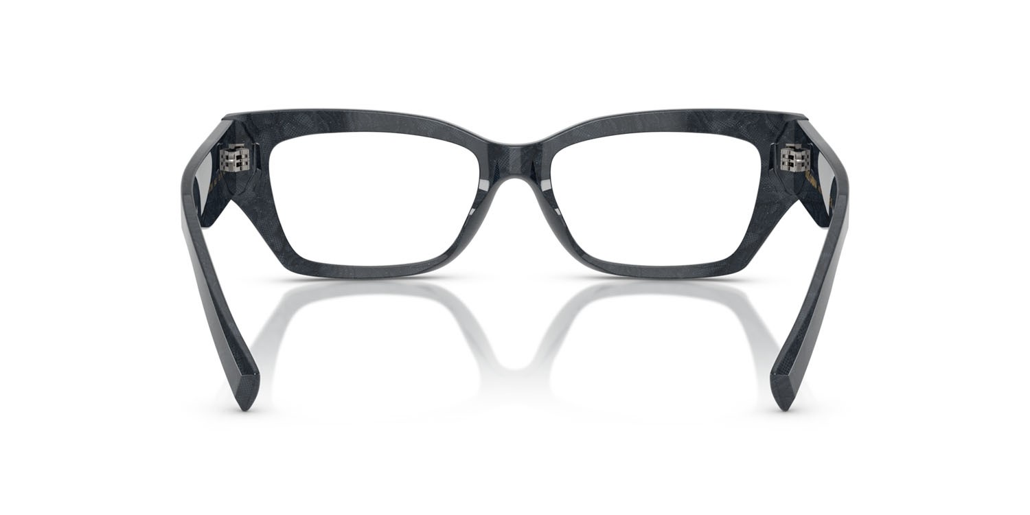 Brillen Dolce & Gabbana DG 3387 (3441) farbe grigio pizzo form rechteckig gläser lente demo