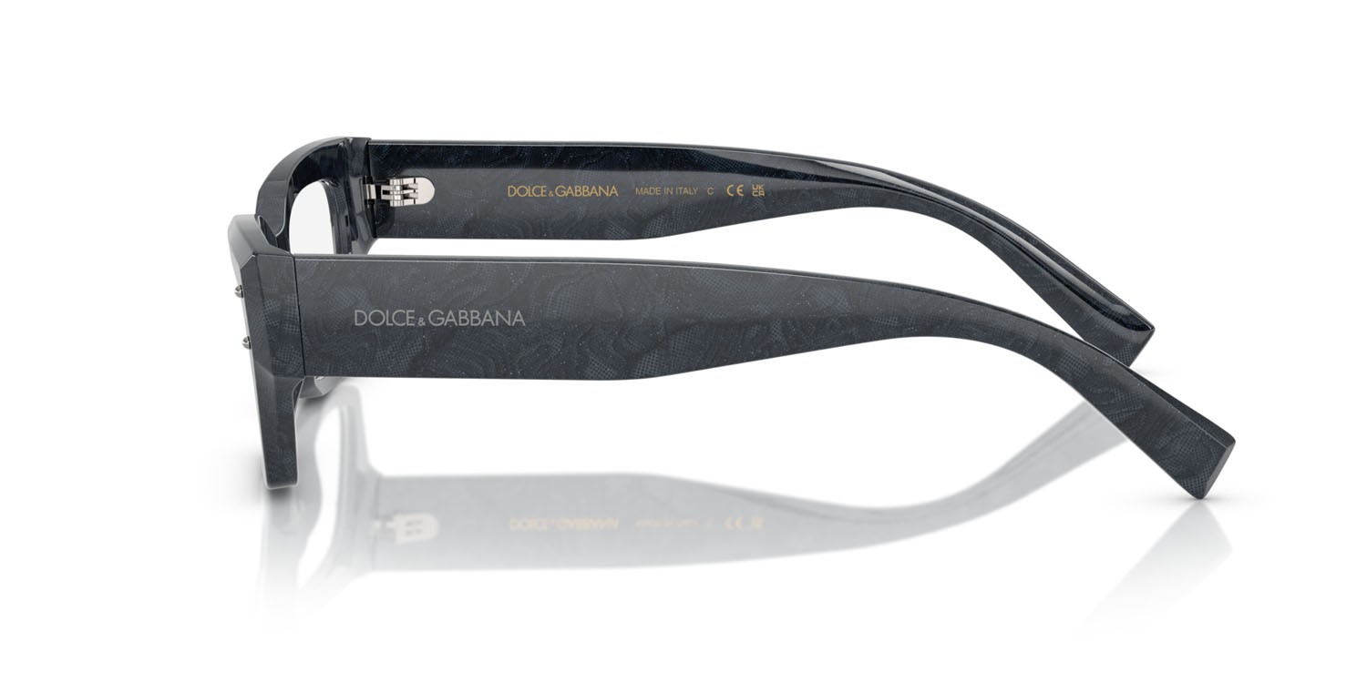 Brillen Dolce & Gabbana DG 3387 (3441) farbe grigio pizzo form rechteckig gläser lente demo