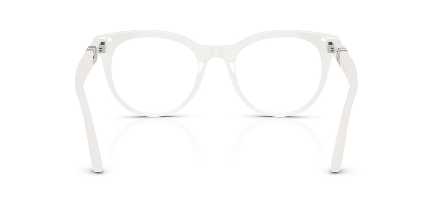 Brillen Dolce & Gabbana DG 3399 (3312) farbe bianco form pantos gläser lente demo