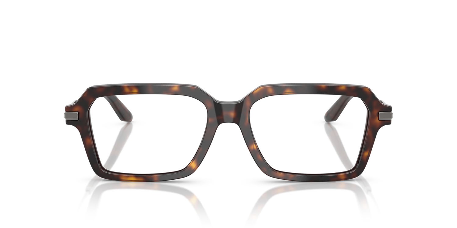 Brillen Dolce & Gabbana DG 3401 (502) farbe havana form rechteckig gläser lente demo