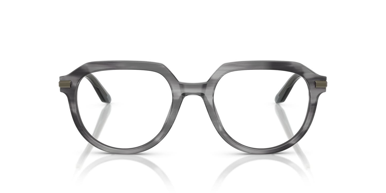 Brillen Dolce & Gabbana DG 3402 (3449) farbe striato grigio form pantos gläser lente demo