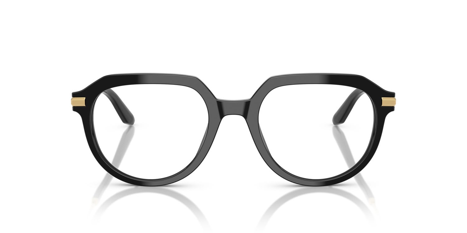 Eyeglasses Dolce & Gabbana DG 3402 (501) color nero shape pantos lenses lente demo