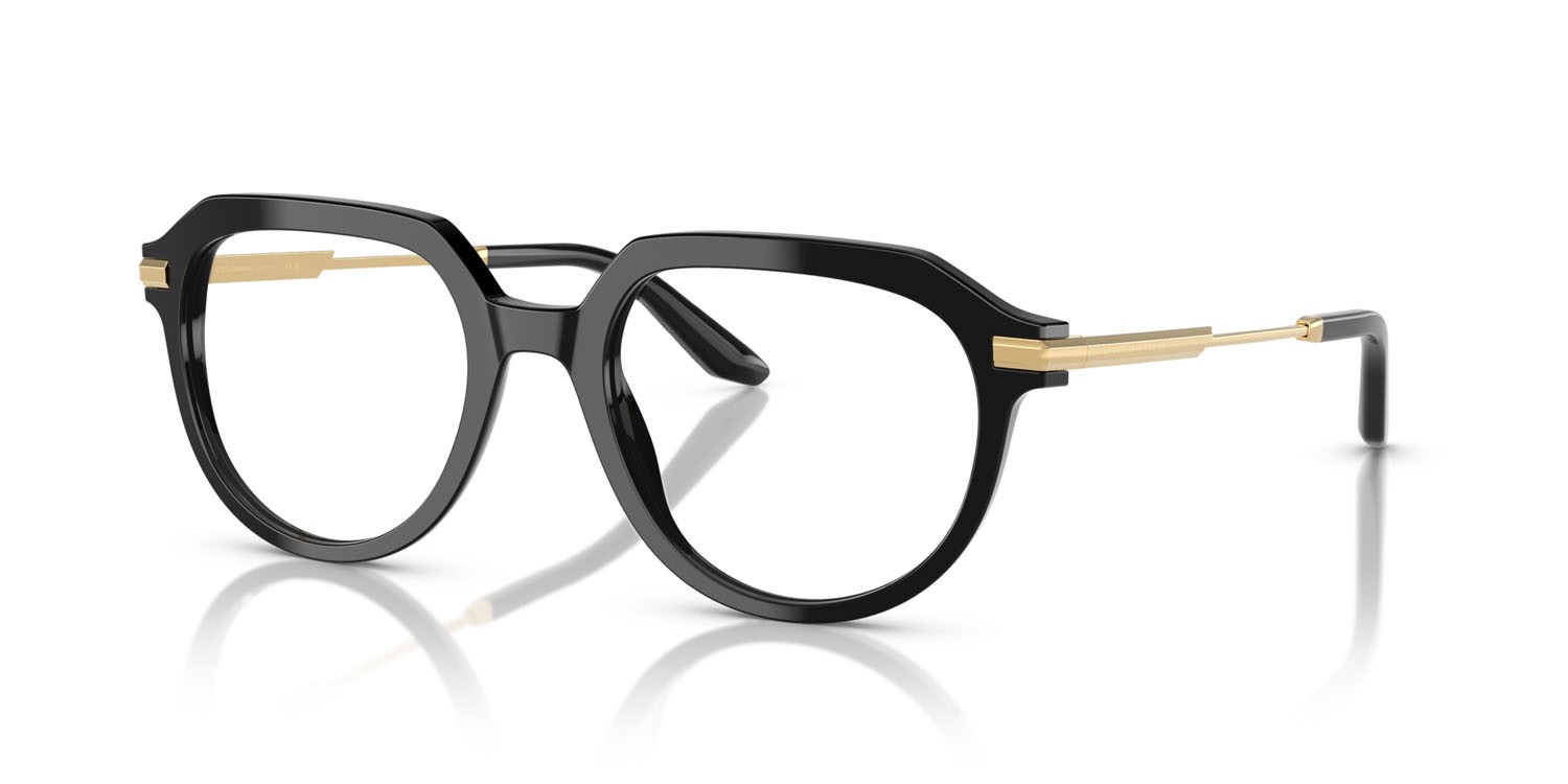 Eyeglasses Dolce & Gabbana DG 3402 (501) color nero shape pantos lenses lente demo